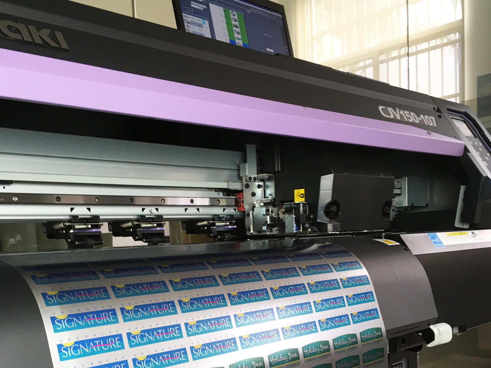 HTS-300SB-402   Metallized Logos and Labels